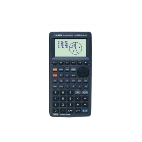 Casio fx-7400G PLUS Installation and operation manual