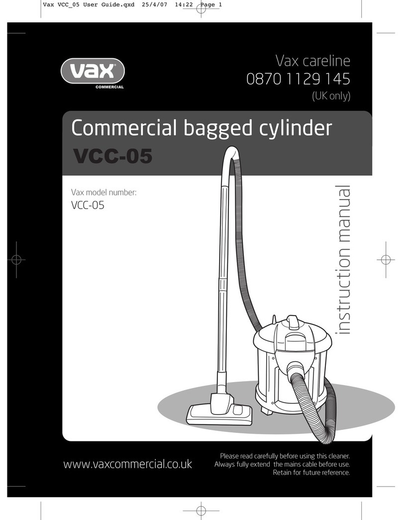 Vax Workman VCC-05 User manual