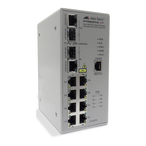 Allied Telesis AT-IFS802SP/POE User manual