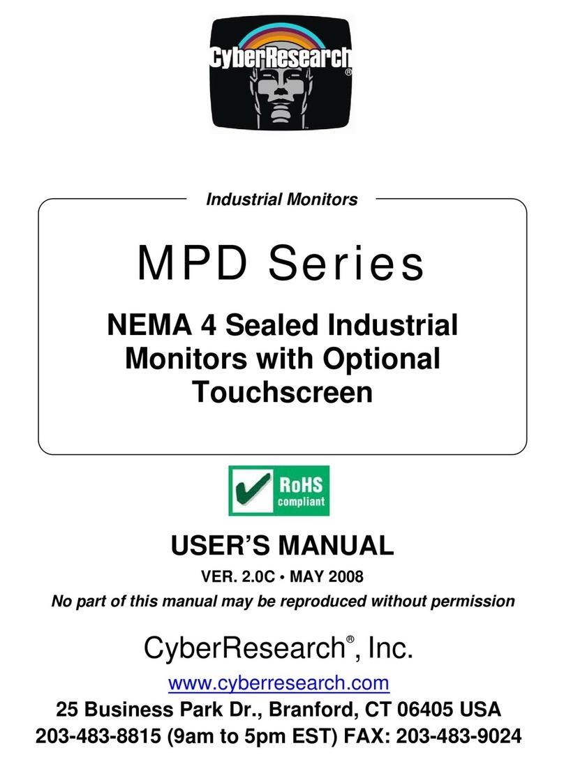 CyberResearch MPD series User manual