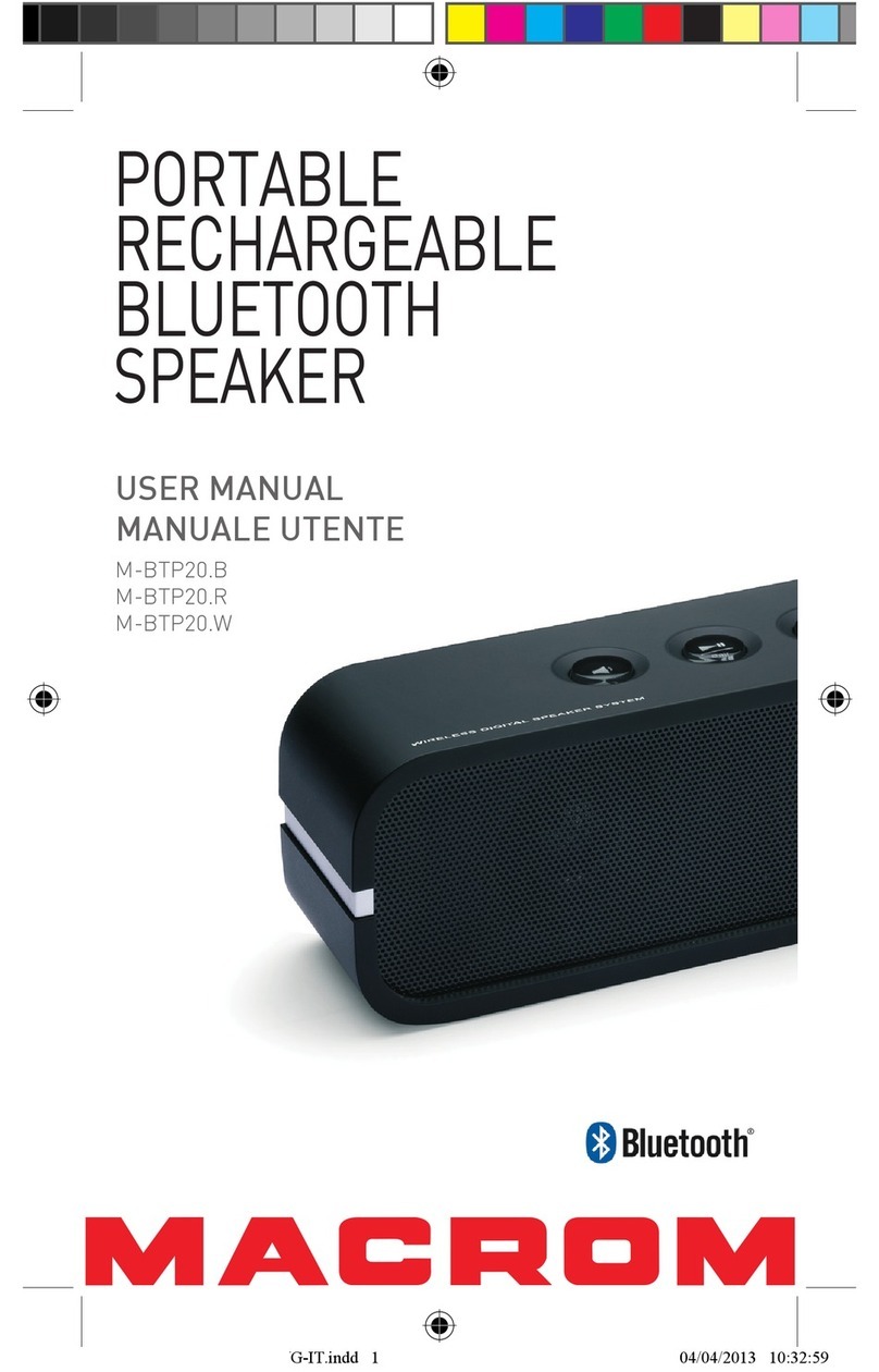 Macrom M-BTP20.B user manual