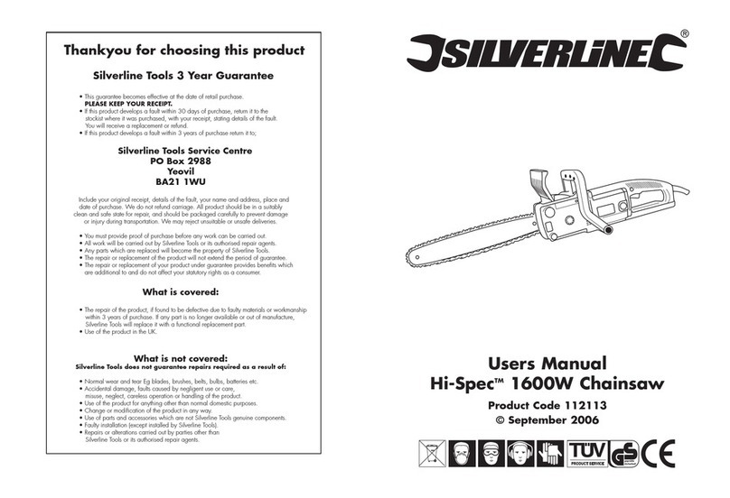 Silverline Hi-Spec 1600W User manual