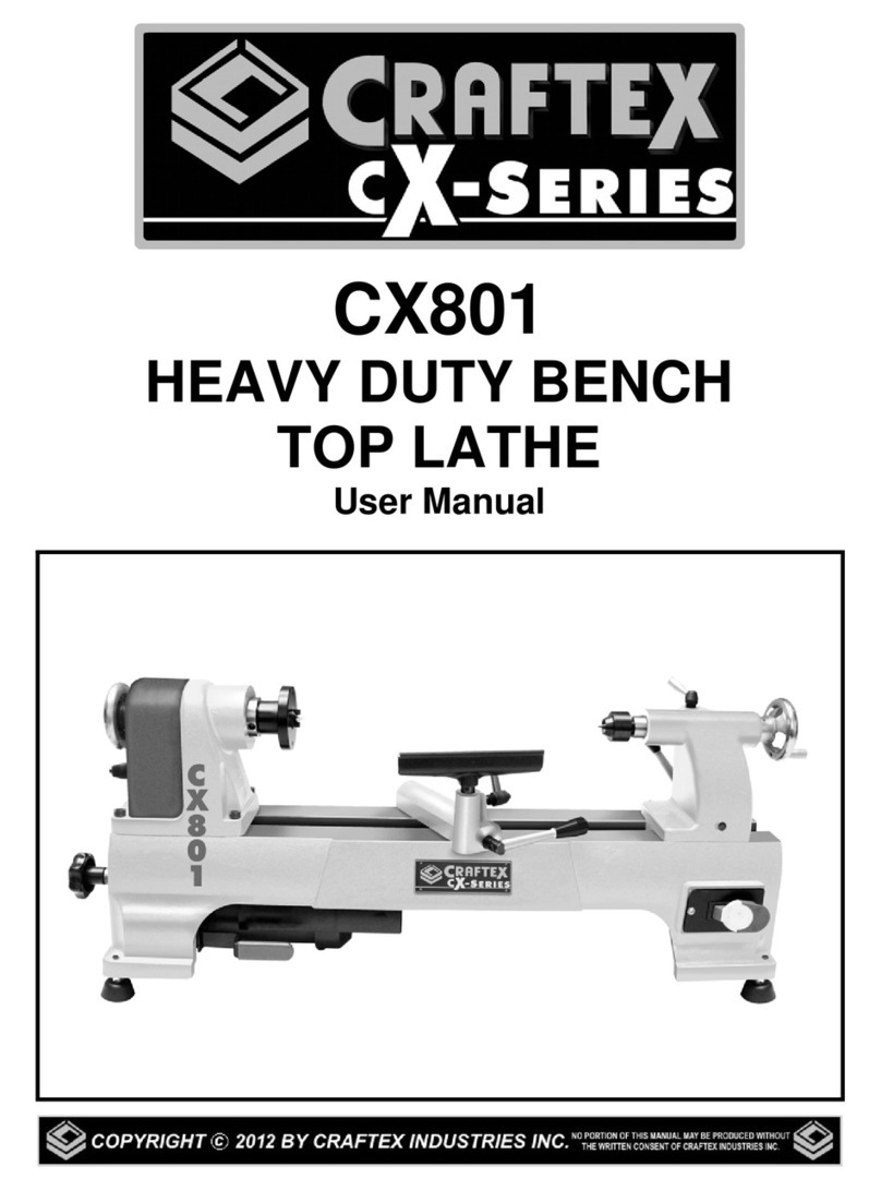 Craftex CX801 user manual