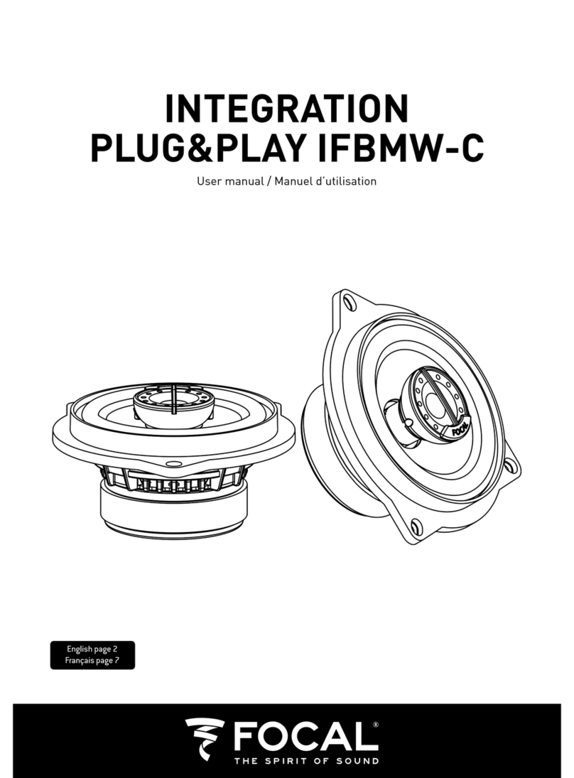 Focal IFBMW-C user manual