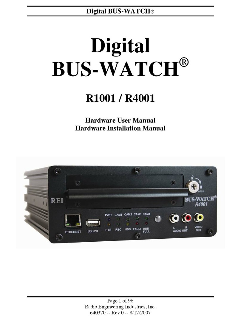 Radio Engineering Industries Digital BUS-WATCH R1001 Instructions for use