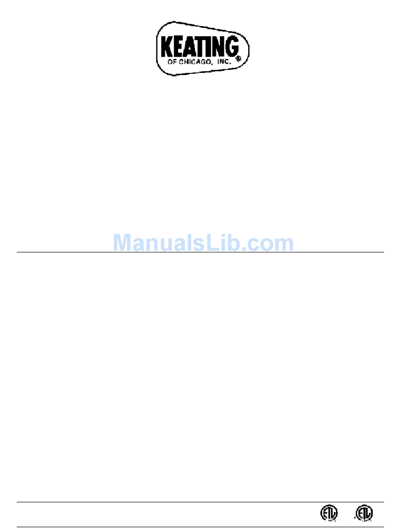 Keating Of Chicago SERIES 2000 User manual