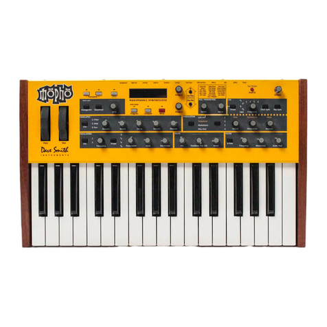 Dave Smith Instruments Mopho Keyboard User manual