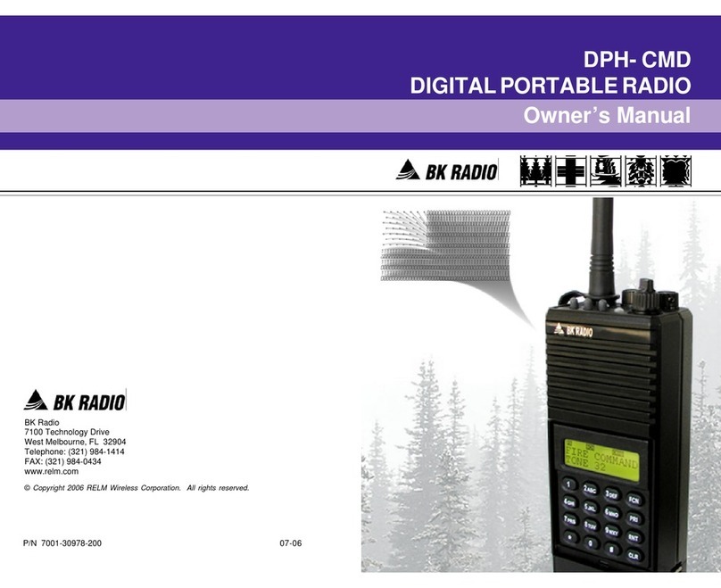 BK Radio DPH- CMD owner's manual