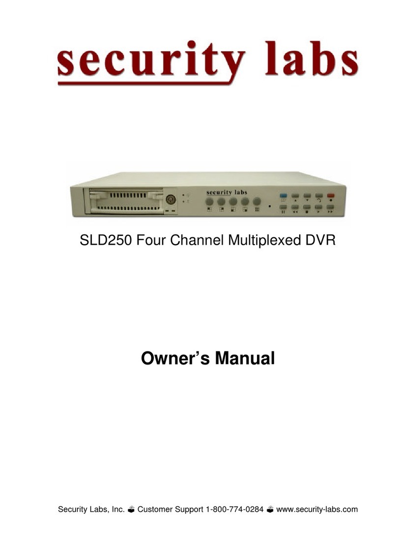 Security Labs SLD250 owner's manual