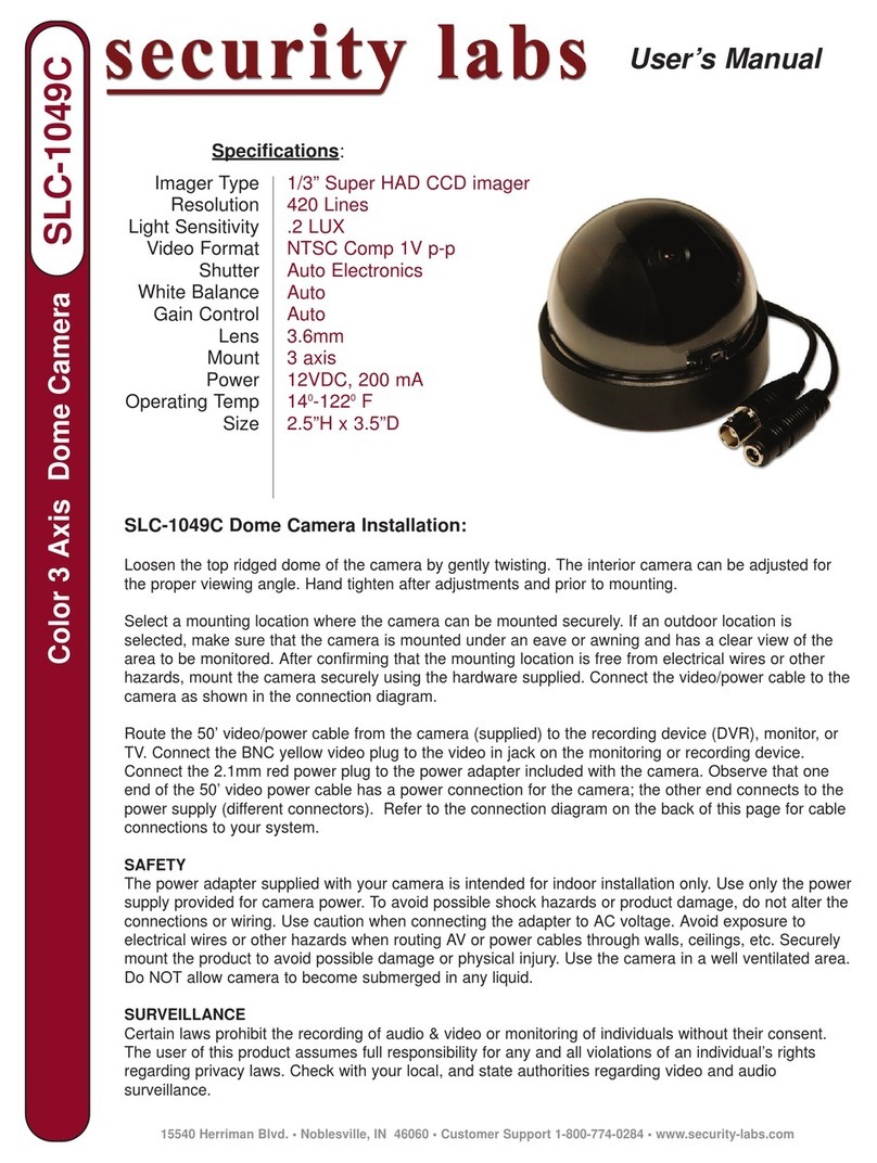 Security Labs SLC-1049C User manual