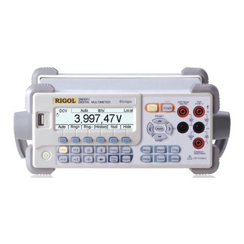 Rigol DM3061 User manual