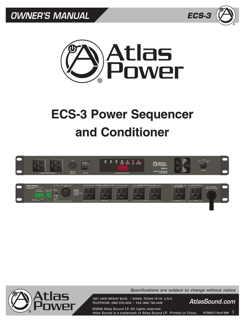 Atlas ECS-3 owner's manual