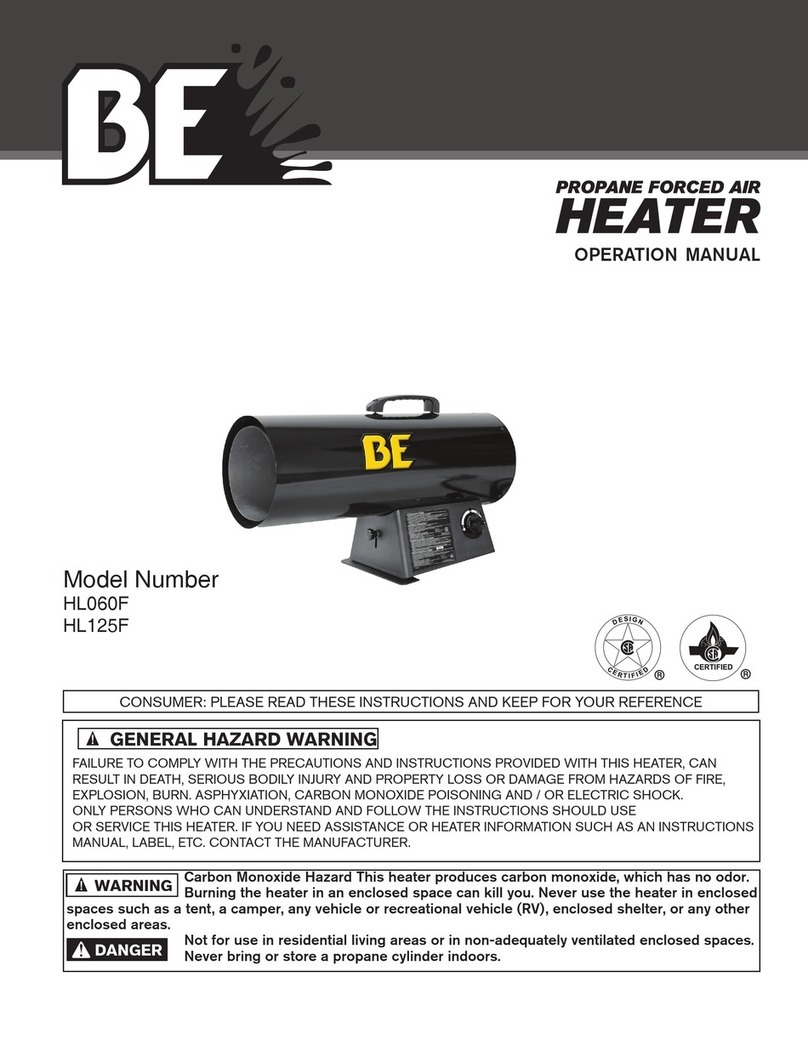 BE HL060F User manual