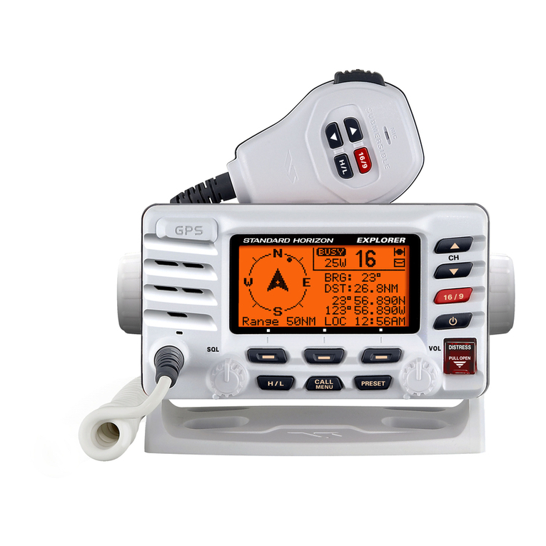 Standard Horizon Explorer GPS GX1700 User manual