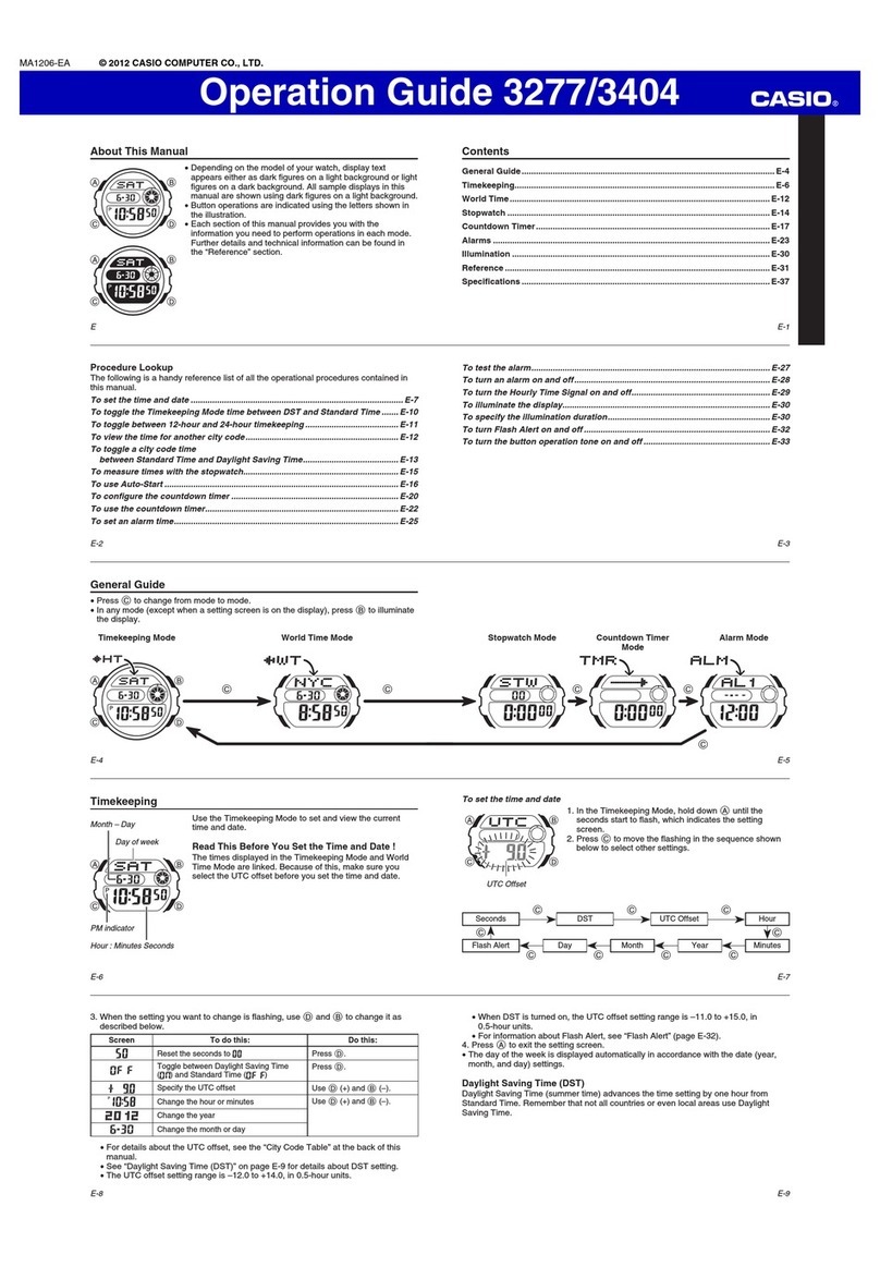 Casio 3277 User manual
