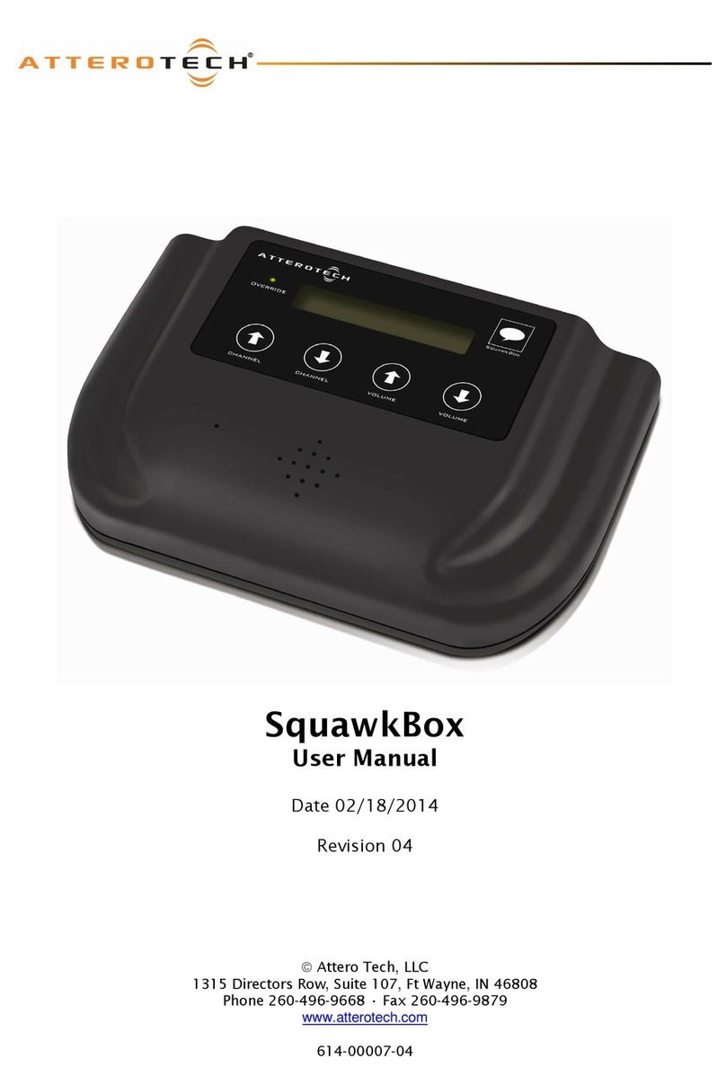 Attero Tech SquawkBox User manual Attero Tech SquawkBox User manual