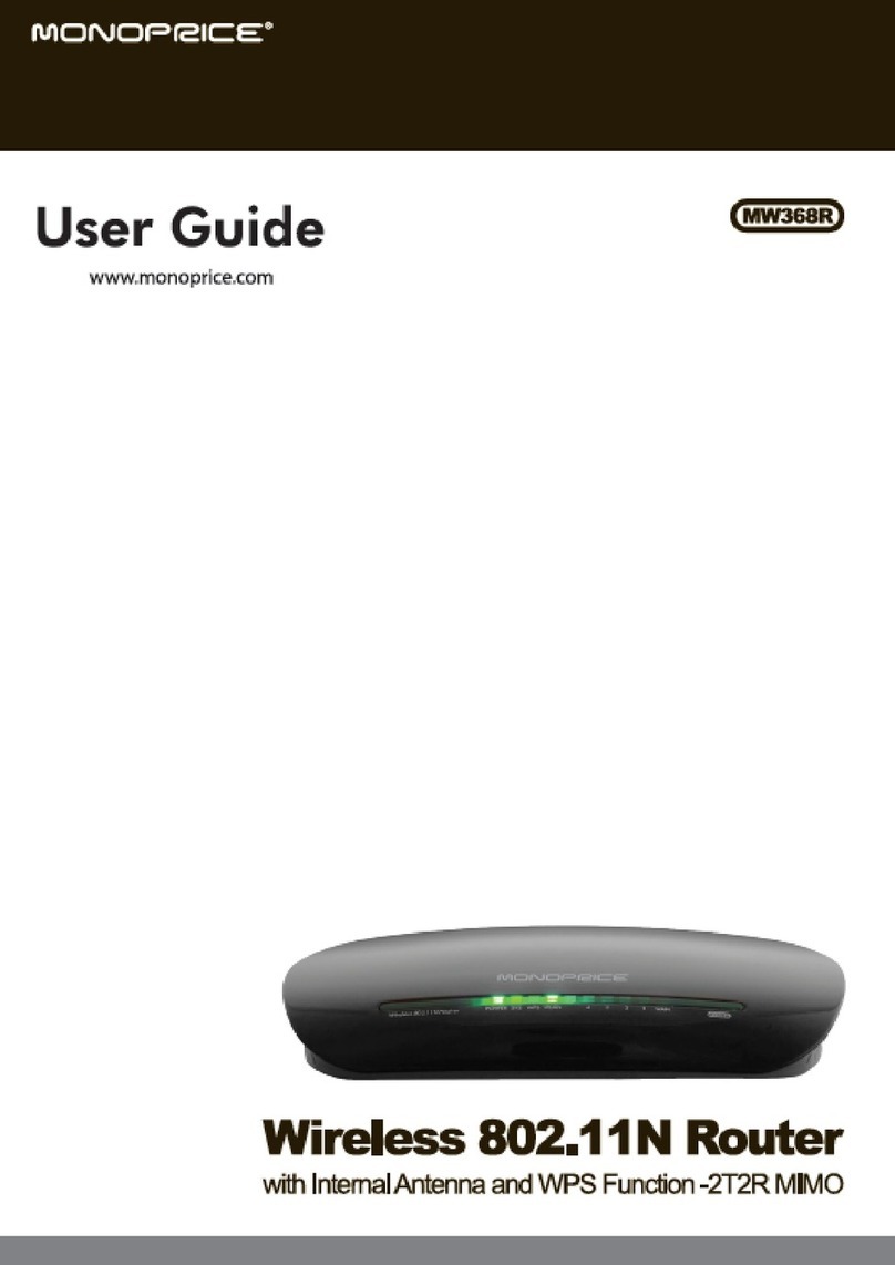 Monoprice MW368R User manual