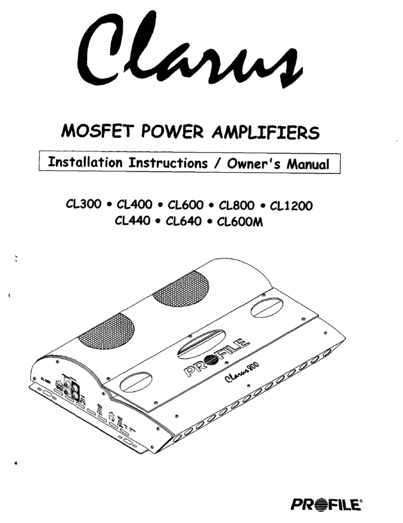 Clarus Clarus CL300 Installation instructions & owner's manual