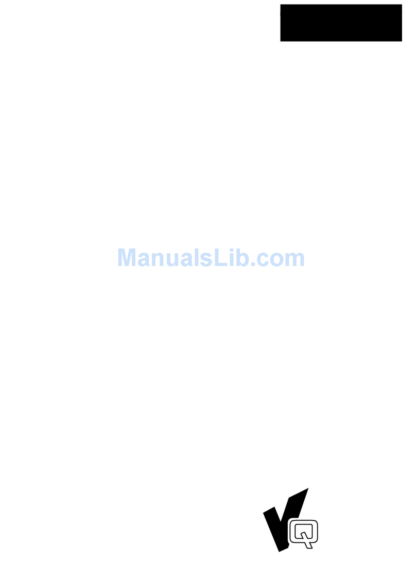 Tannoy VQ 100 User manual