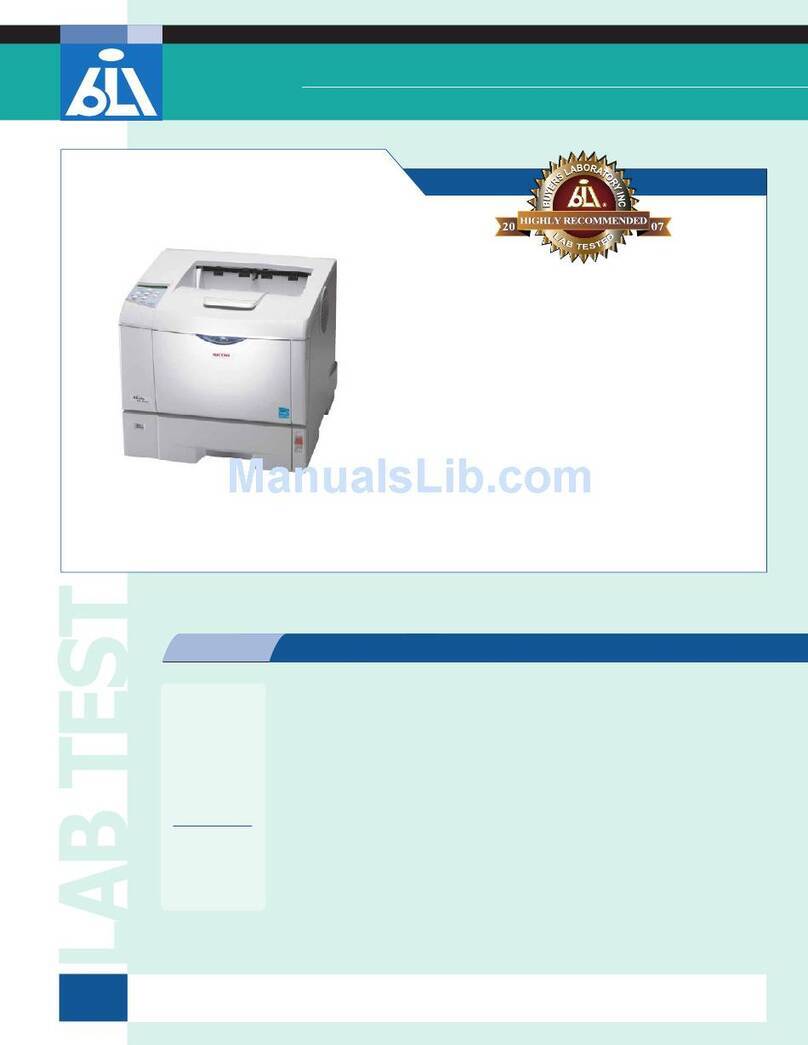 Ricoh SP4100N - Aficio SP B/W Laser Printer User manual