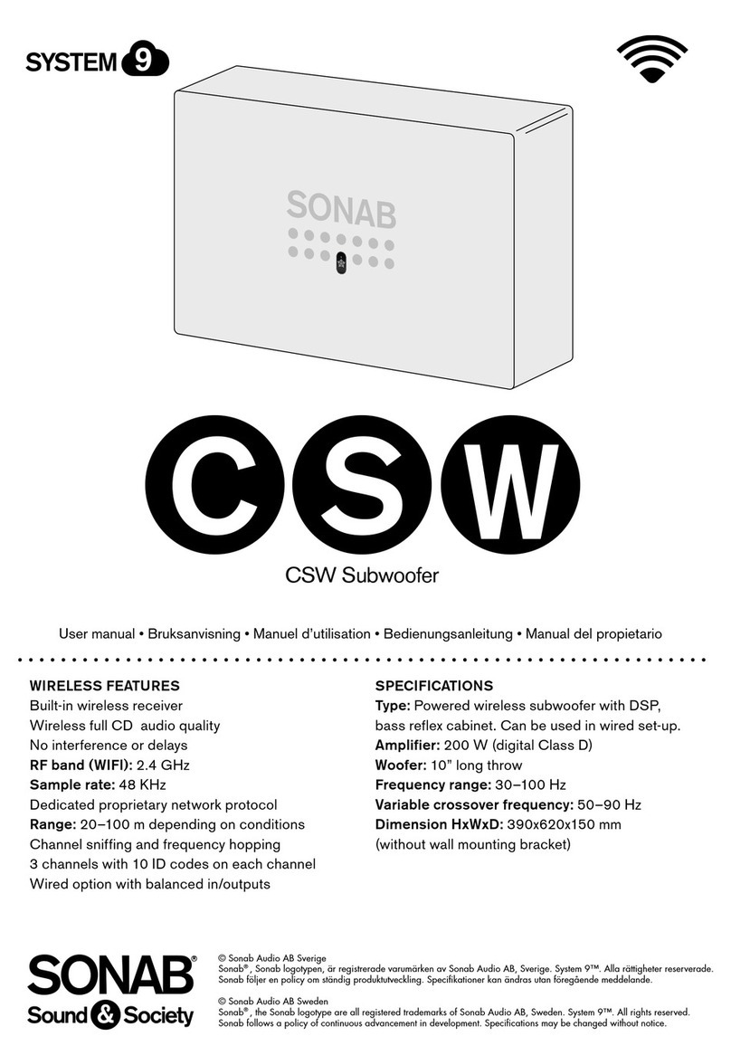 SON CSW System 9 user manual