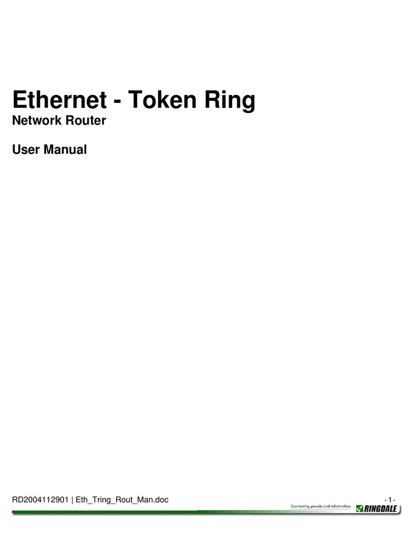 Ringdale Ethernet-Token Ring User manual