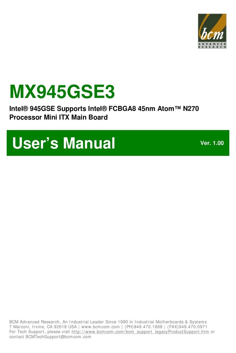 BCM MX945GSE3 User manual