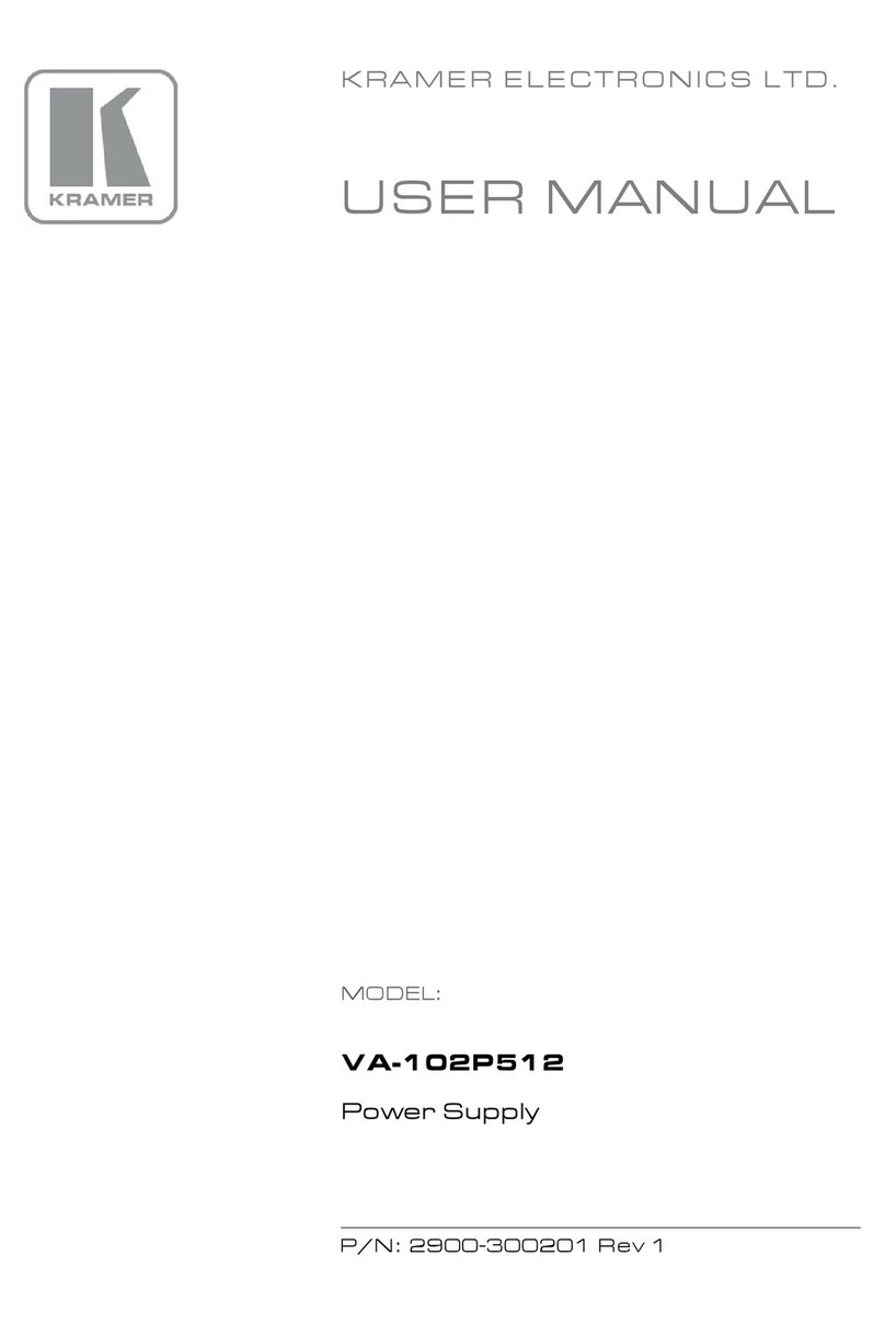 Kramer VA-102P512 User manual