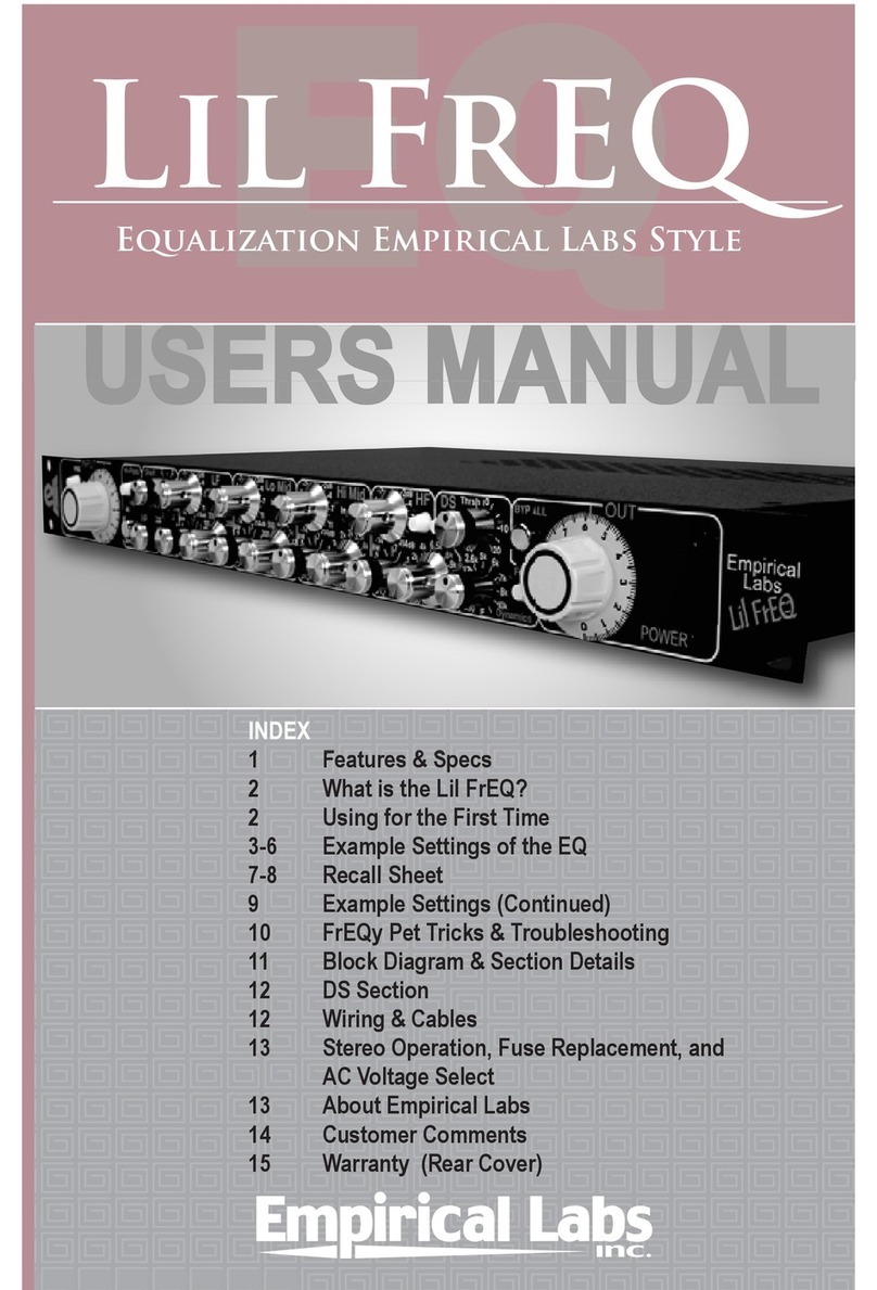 Empirical Labs LIL FreQ user manual