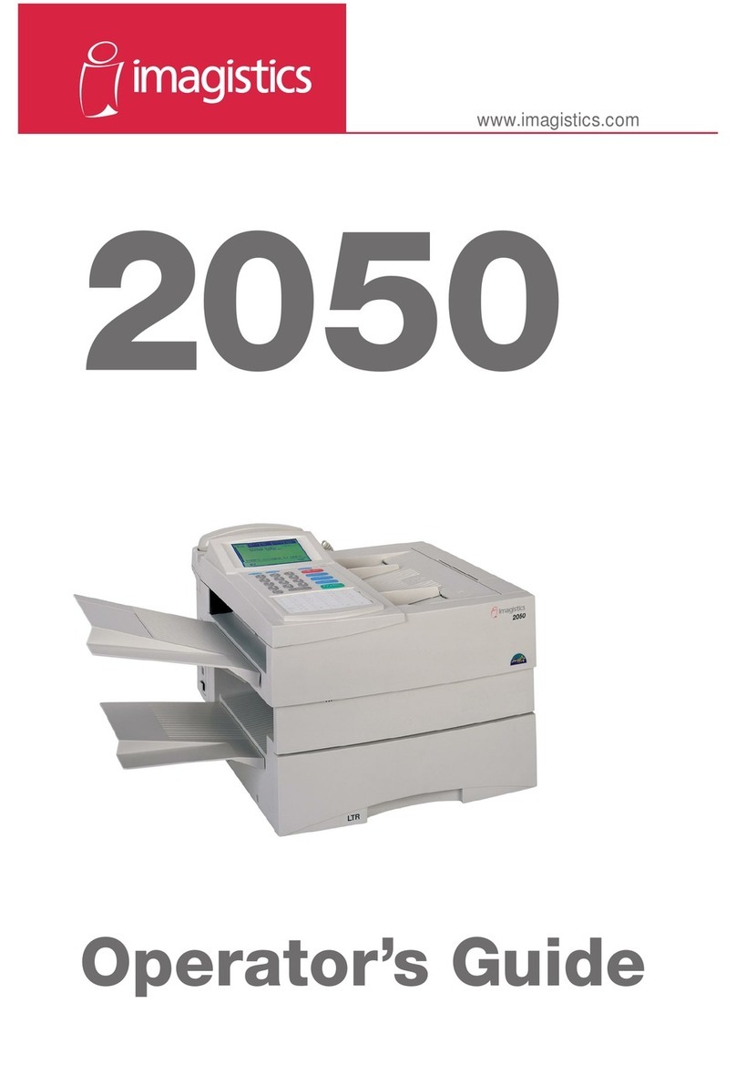 imagistics 2050 Operator's guide