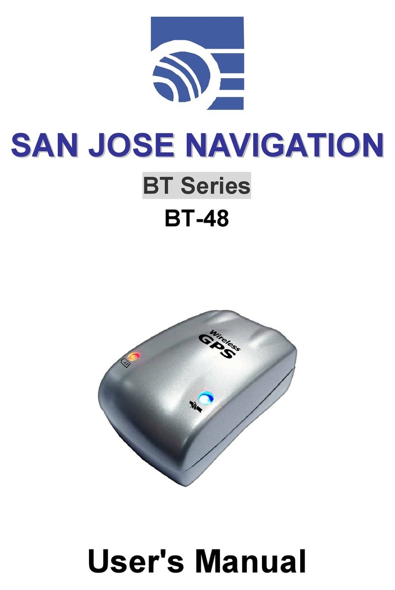 San Jose Navigation SANAV BT-48 user manual