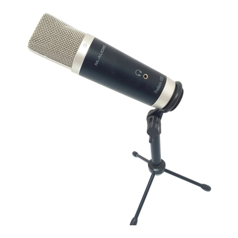M-Audio PRO TOOLS VOCAL STUDIO user guide