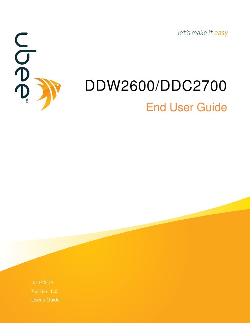 Ubee DDW2600 user guide