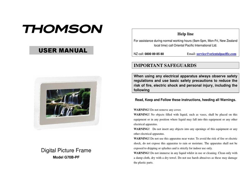 THOMSON G70B-PF user manual