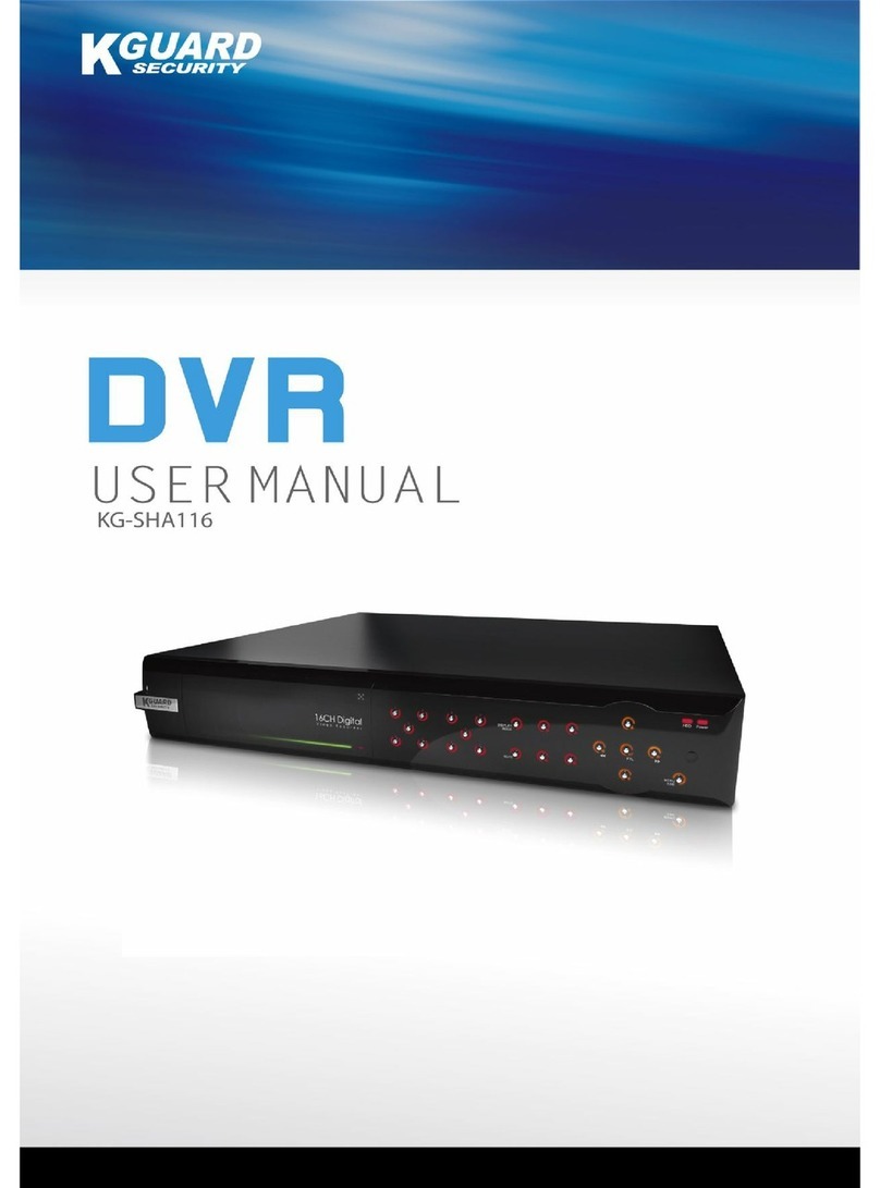 Kguard KG-SHA116 User manual Kguard KG-SHA116 User manual
