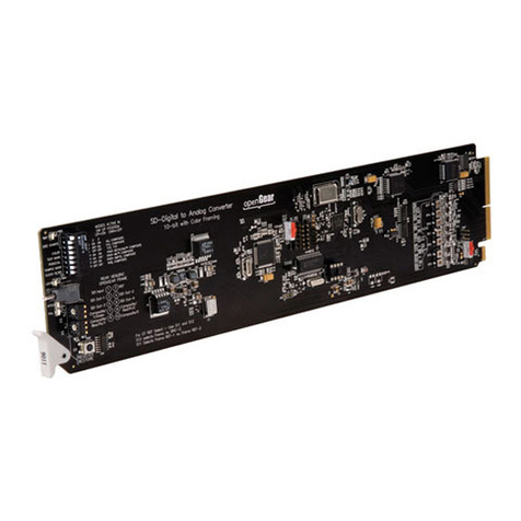 Cobalt Digital Inc openGear 9015 User manual