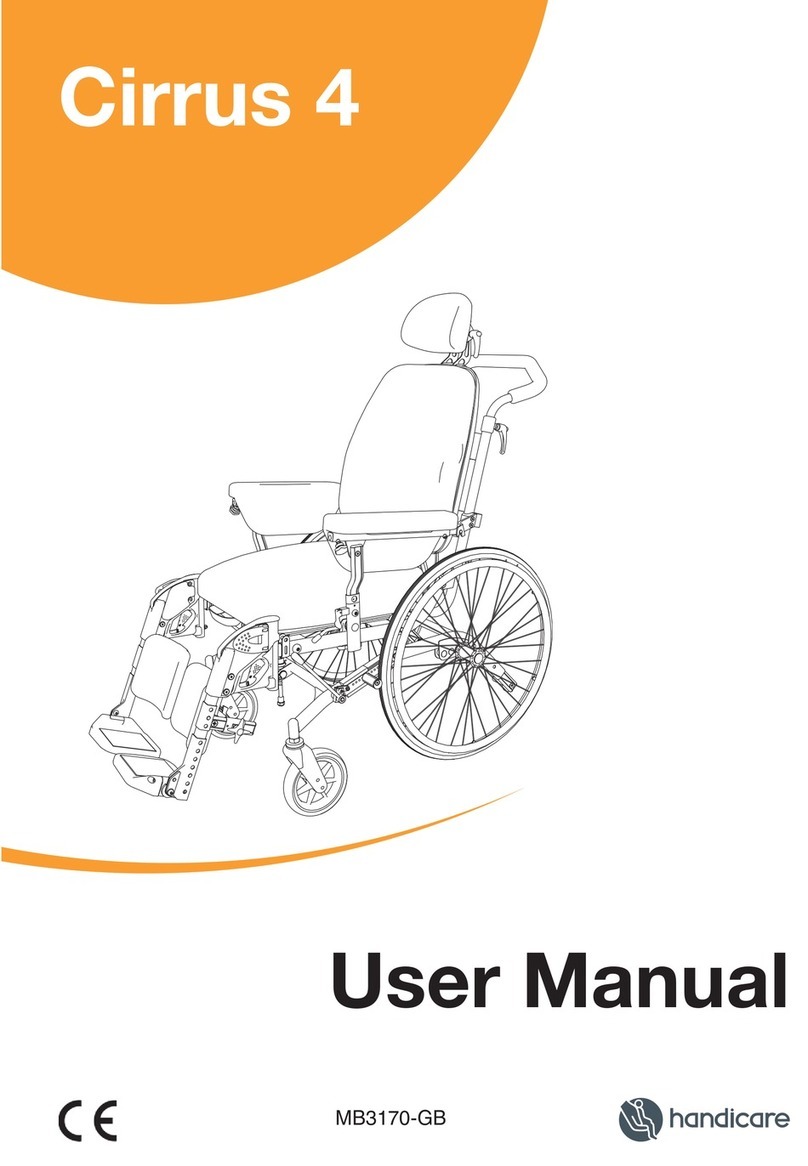 Handicare Cirrus 4 User manual Handicare Cirrus 4 User manual