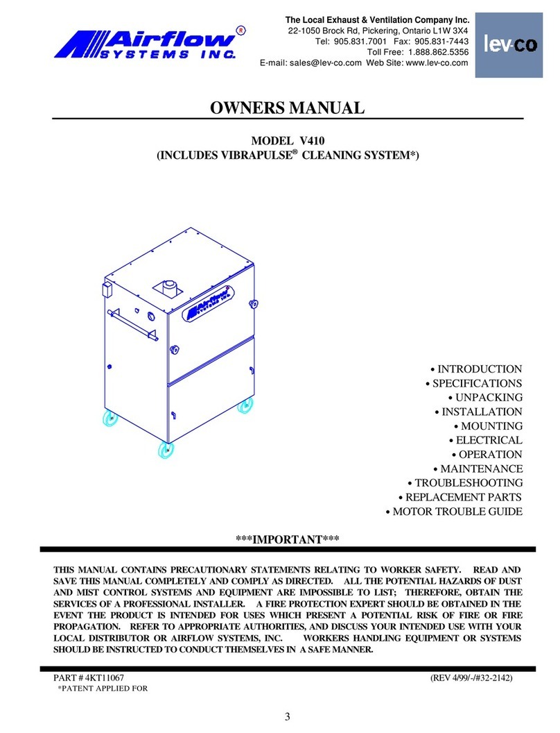 Airflow Systems V410 owner's manual Airflow Systems V410 owner's manual