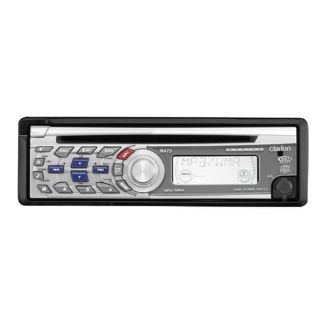 Clarion M475 Ower's manual