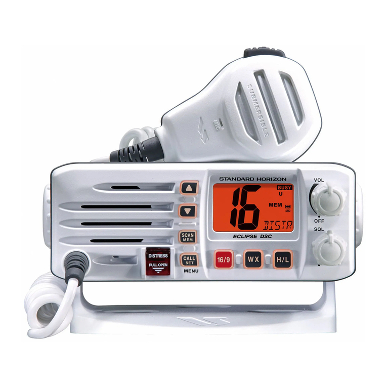 Standard Horizon Eclipes DSC GX1000S User manual