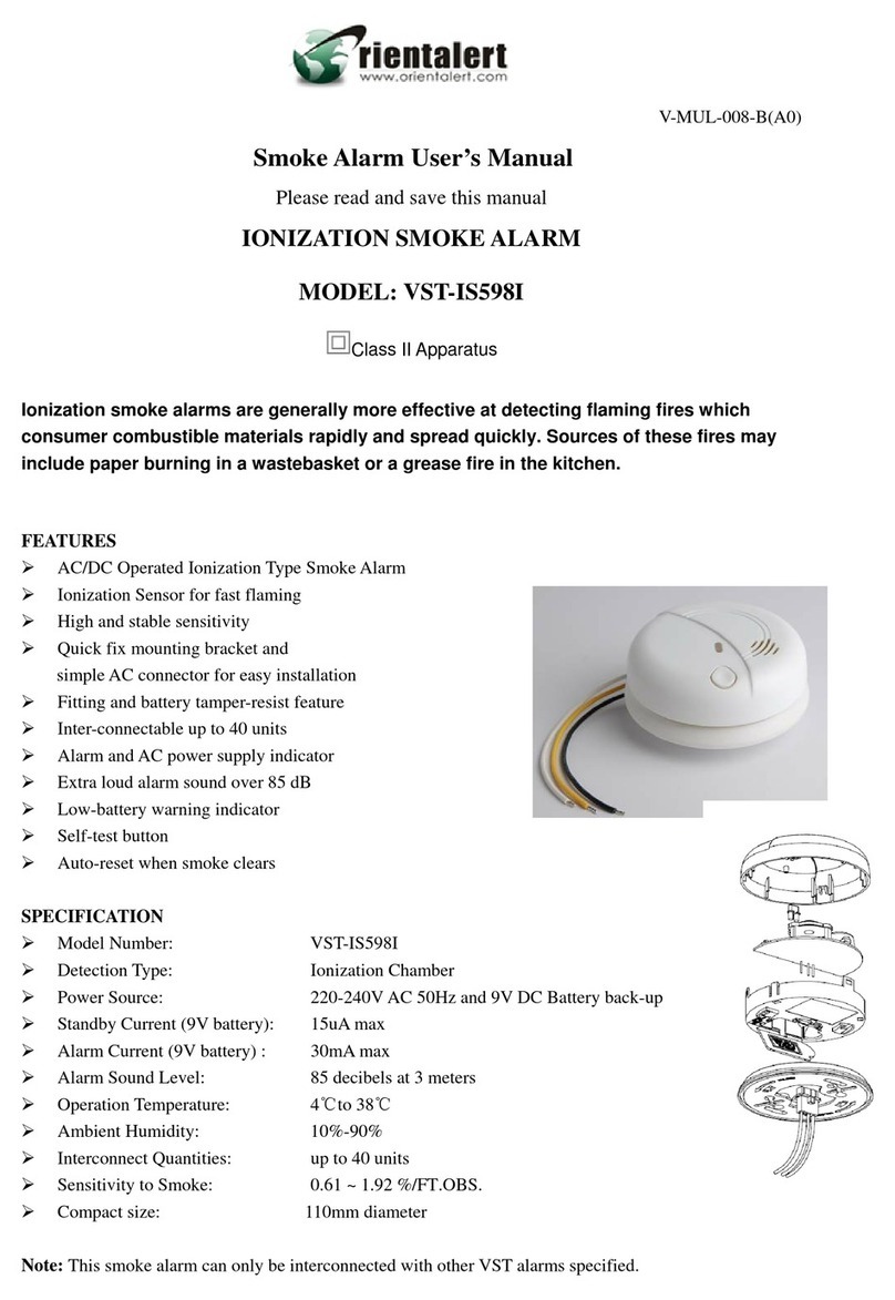 Orientalert VST-IS5981 user manual Orientalert VST-IS5981 user manual