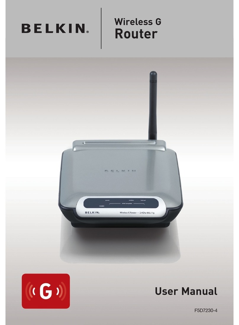 Belkin Wireless G Router user manual