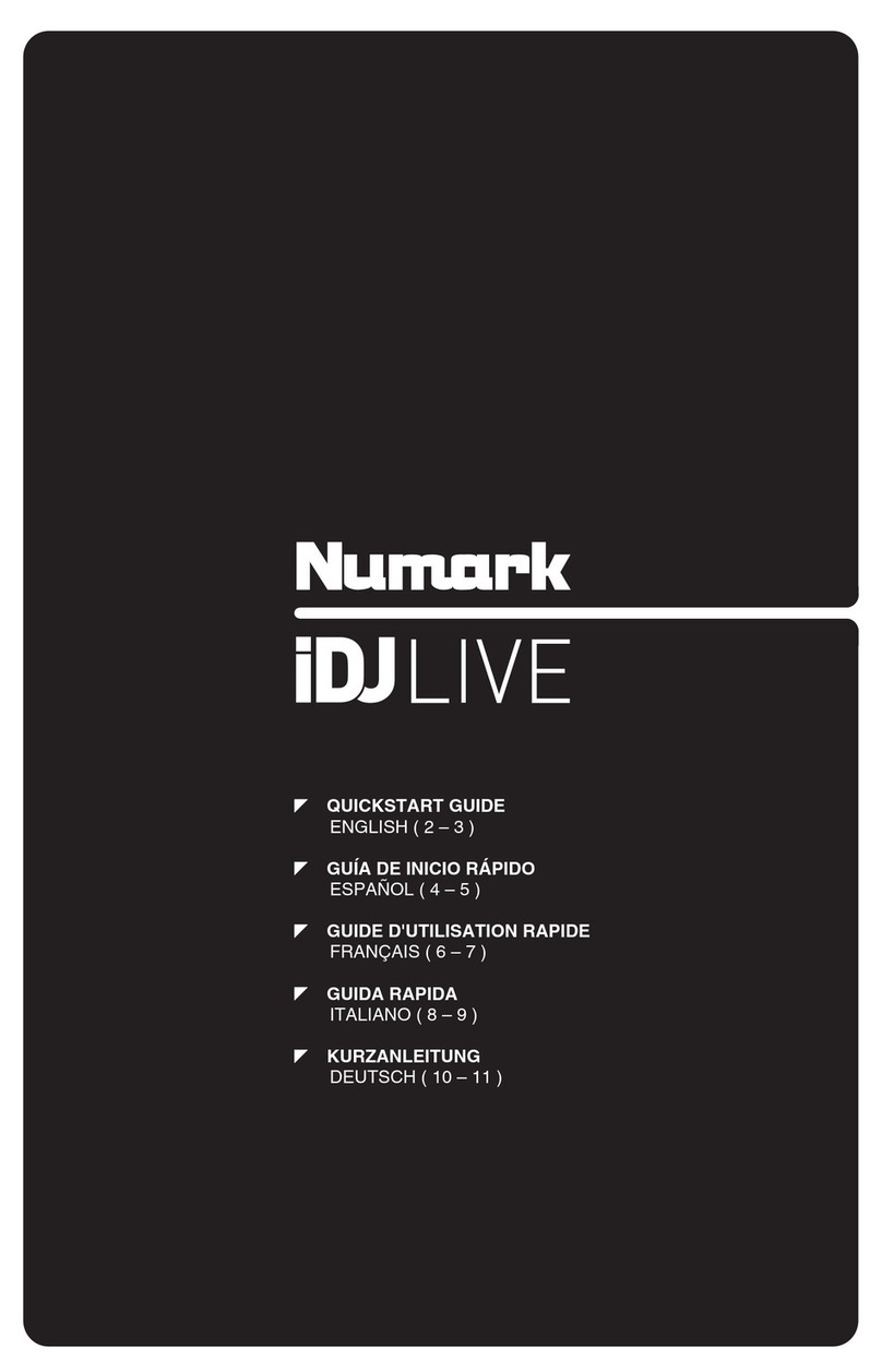 Numark iDJLIVE User manual