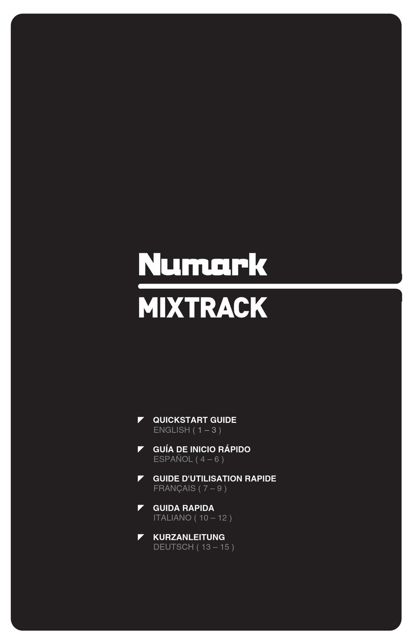 Numark Mixtrack User manual