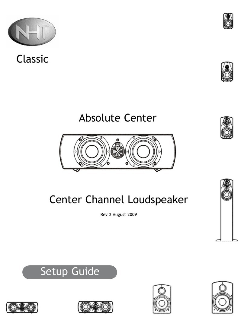 NHT Absolute Center Setup guide