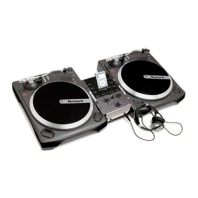 Numark TT1625 User manual