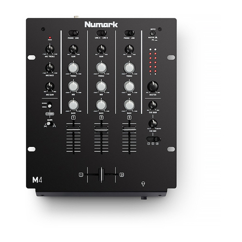 Numark M4 User manual