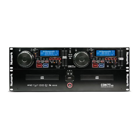 Numark CDN77usb quick start guide