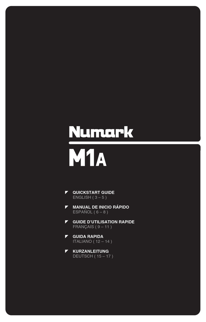Numark M1A User manual