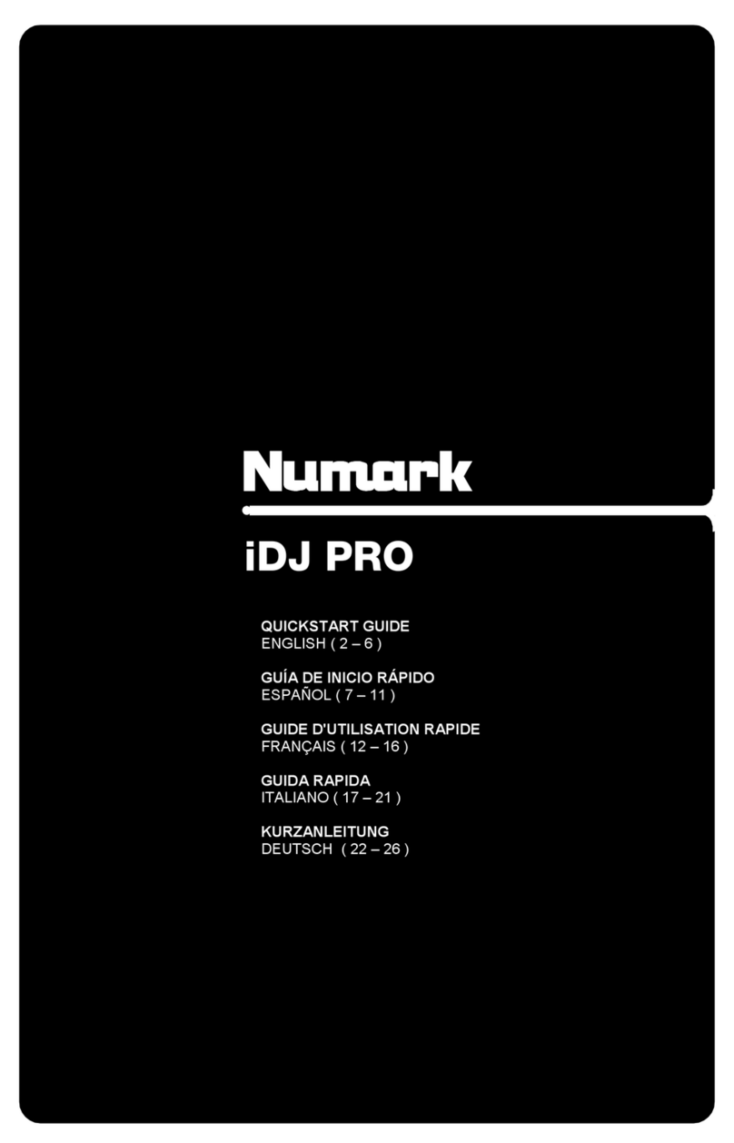 Numark IDJ PRO User manual